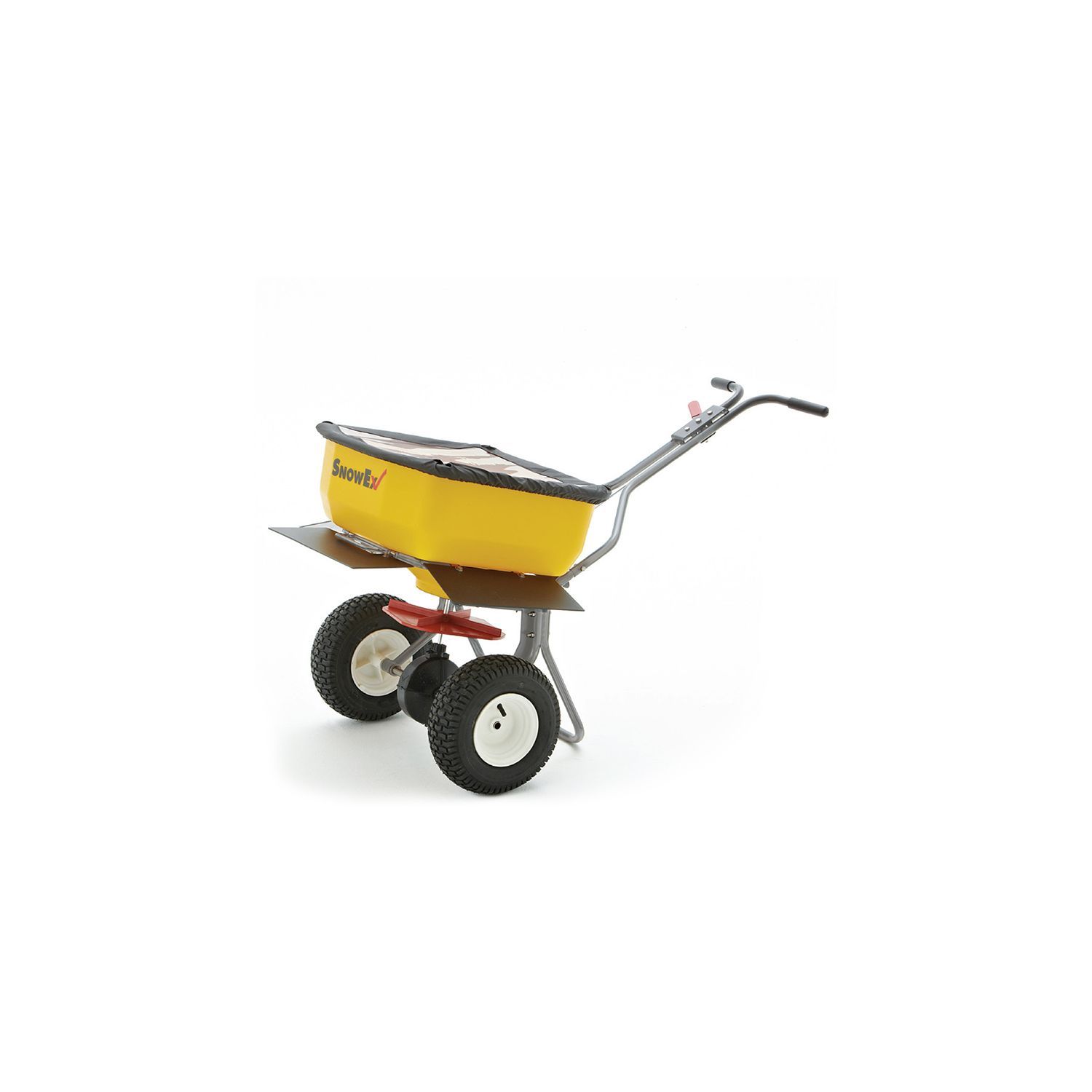 SnowEx - Walk Behind Broadcast Spreader with Stainless Steel Frame - 160 LBS